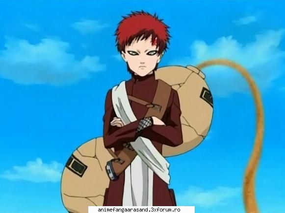 prima data a fost favoritul meu dar apoi a inceput sa imi placa deidara ^^ gaara